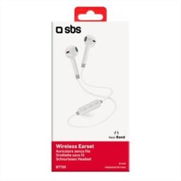 SBS Auricolare Bluetooth Proearsetbt700w-bianco