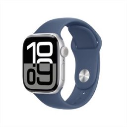 Apple Watch Series 10 Gps 42mm Alluminio-argento Sport Band Denim S/m
