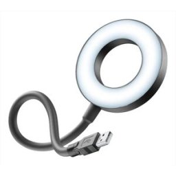 Cellular Line Anello Luminoso Usb Ring Light-nero