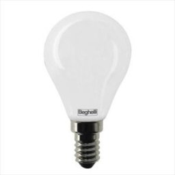 Beghelli Lampada A Led E14 58056-vetro Opalino