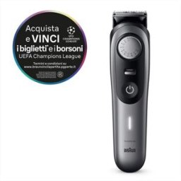 Braun Regolabarba Bt9420-nero/grigio