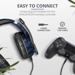Trust Gxt 488 Forze-b Ps4 Headset-blue Camouflage