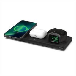 Belkin Tappetino Di Ricarica Wireless Magsafe 3 In 1-nero