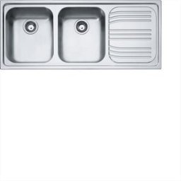 Franke Lavello Lineare Radar Rrx 621s 2 Vasche-inox