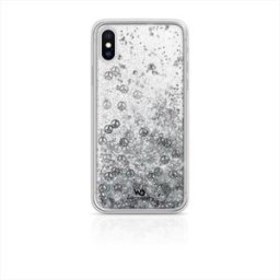 WHITE DIAMOND 1370spk14 Cover iPhone XS/iphone X-trasparente Nero