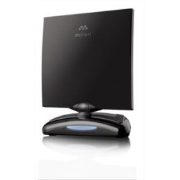 Meliconi Antenna Tv Amplificata Per Interni At 49 R1 Usb-nero Lucido