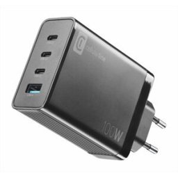 Cellular Line Caricatore Da Rete Achusbgan4wal100wk-nero