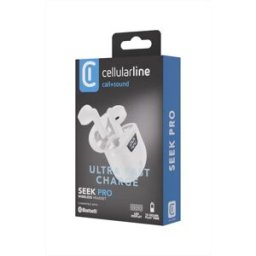 Cellular Line Auricolare Bluetooth Btseekprotwsw-bianco