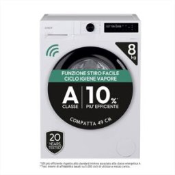 Candy Lavatrice Br 48b6-s 8 Kg Classe A-white