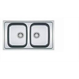 Franke Lavello Lineare Radar Rrx620 2 Vasche-acciaio Inox