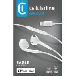 Cellular Line Auricolare Con Filo Aueaglemfiiphw-bianco