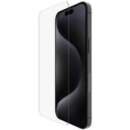 Belkin Vetro Temperedglass Antimicrobico iPhone 16 Promax-trasparente