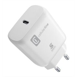 Cellular Line Caricabatterie Da Rete Achsmusbcpd25ww-bianco