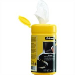 Fellowes 100 Fazzoletti Umidificati Per La Pulizia