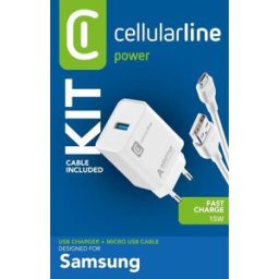 Cellular Line Achsmkit15wmusbw-bianco