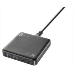 Cellular Line Caricatore Da Rete Achusbgan4pd65wk-nero