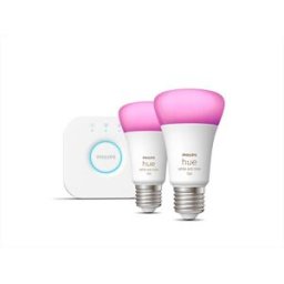 Philips White And Color Ambiance Starterkit Bridge+2 Pezzi-bianco