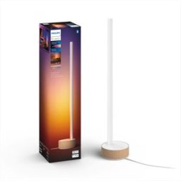 Philips Hue Gradient Signe Lampada Tavolo Effetto Legno-bianca