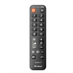 Meliconi Telecomando Universale 2 In 1 Speedy 2+ Italia-tlc Nero Con Tastiera Bicolore