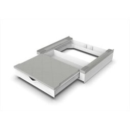 Meliconi Kit Sovrapposizione Lavatrice Torre Duo-tecnopolimero Bianco E Grigio