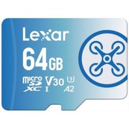 Lexar 64gb Fly Microsdxc-blue