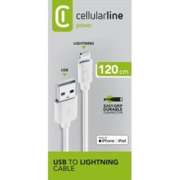 Cellular Line Cavo Connettore Lightning-usb Per iPhone 5-bianco