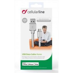 Cellular Line Usb Data Cable Home Lightning-bianco