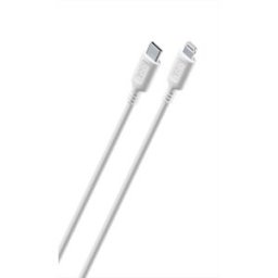 Cellular Line Cavo Da Usb-c A Lightning Ecousbdatac2l1mw-bianco