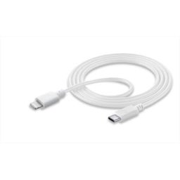 Cellular Line Usbdatac2lmfi1mw Usb Data Cable-usb-c To Lightning-bianco