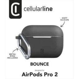 Cellular Line Custodia Bounceairpodspro2k Per AirPods Pro 2-nero