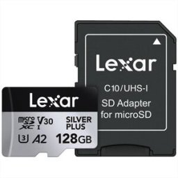 Lexar 128gb Microsdxc Plus A2 V30-silver