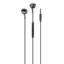 MUSIC SOUND Auricolare A Filo Color Capsule Jack 3.5-black