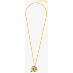 Roberto Cavalli Gold Necklace With Tiger Pendant - Female Bijoux Oro UNICA