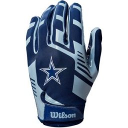 Wilson Guanti da ricevitore NFL Stretch Fit BLUE
