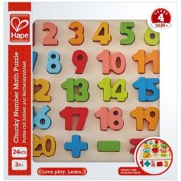 Hape Puzzle con numeri e simboli matematici 1 St
