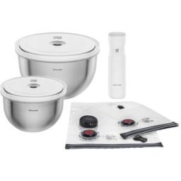 Zwilling piccoli elettrodomestici Starterset sottovuoto in acciaio inox / M/L, 9-pz. - ZWILLING