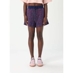 Adidas Pantaloncino in cotone stampato Viola Taglia XS