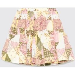 Etro Gonna in cotone con stampa Paisley Fantasia Taglia 14