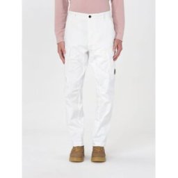 C.p. Company Pantalone cargo C. P. Company in cotone stretch Bianco Taglia 50