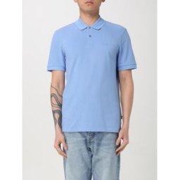Boss Polo basic in cotone Celeste Taglia L