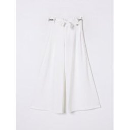 Liujo Pantalone palazzo in jersey Bianco Taglia 8