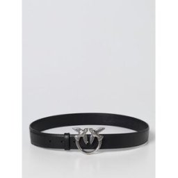 Pinko Cintura Love Berry in pelle Nero 1 Taglia M