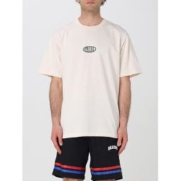 Barrow T-shirt in cotone stampata Bianco Taglia L