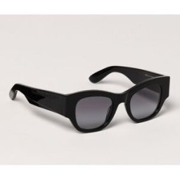 Mcqueen Occhiali da sole in acetato Nero Taglia 50