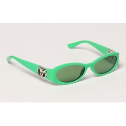 Gucci Occhiali da sole GG in acetato Verde Taglia 54