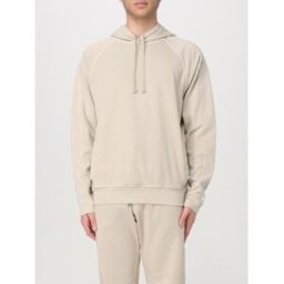 Boss Felpa in cotone con cappuccio Sabbia Taglia M