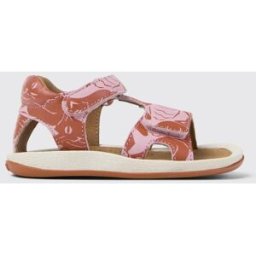 Camper Sandalo Twins in pelle stampata Fantasia Taglia 21