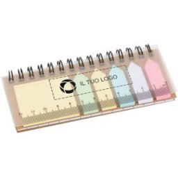 VistaPrint Quaderno a spirale con foglietti adesivi Bullet™