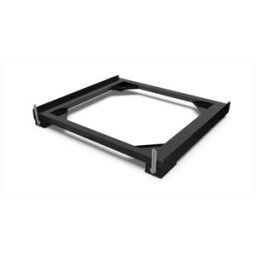 Meliconi Base Con Ruote E Freni Antivibrazione Base Move-tecnopolimero Nero, Leve Freni