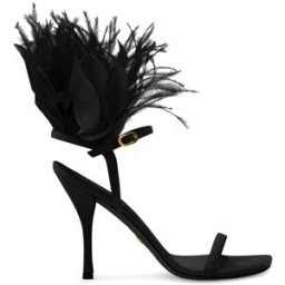 Stuart Weitzman Plume 100 Sandal - Donna Nero 35